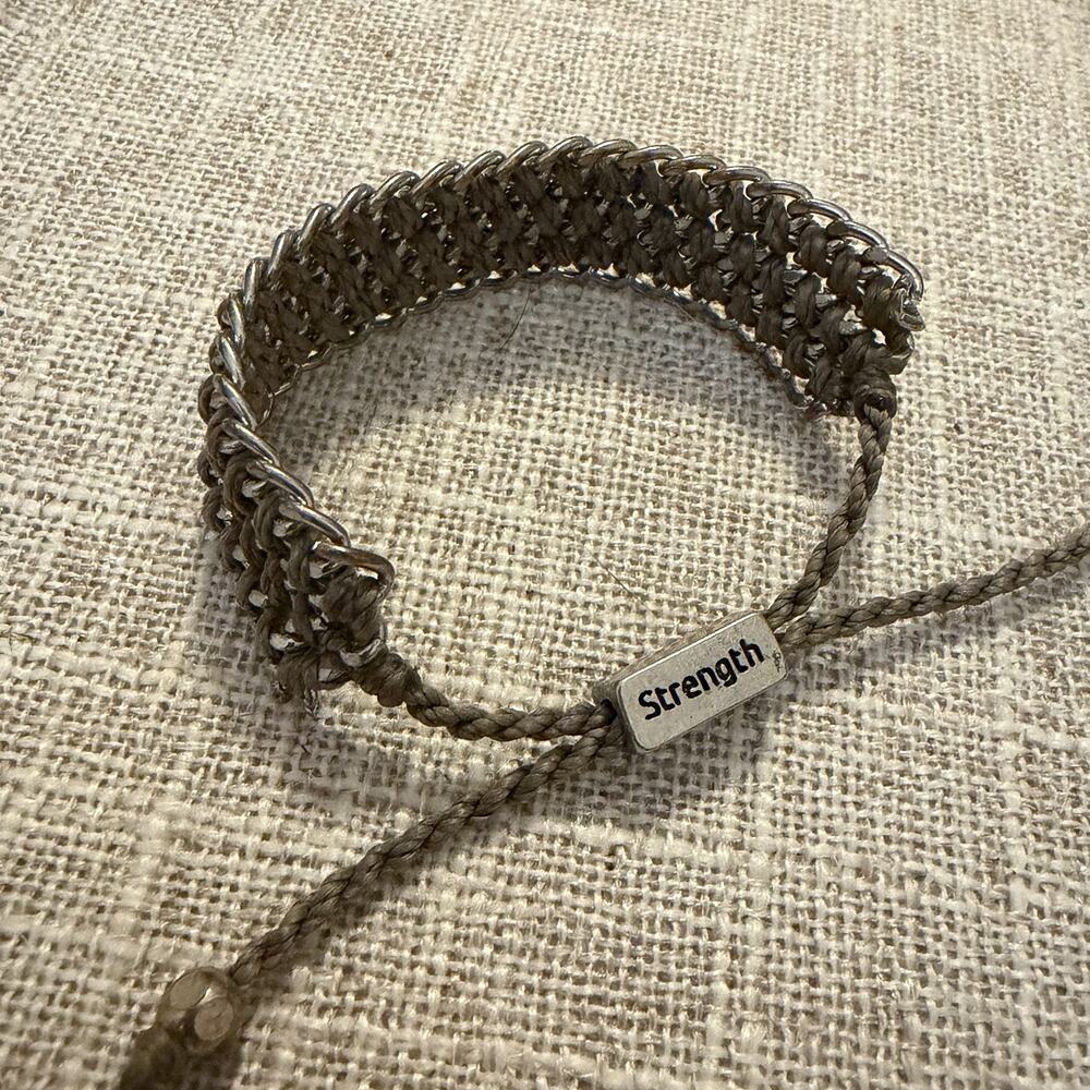 Wakami Strength braided Bracelet Ethically Handcrafted 10% Donated To Charity